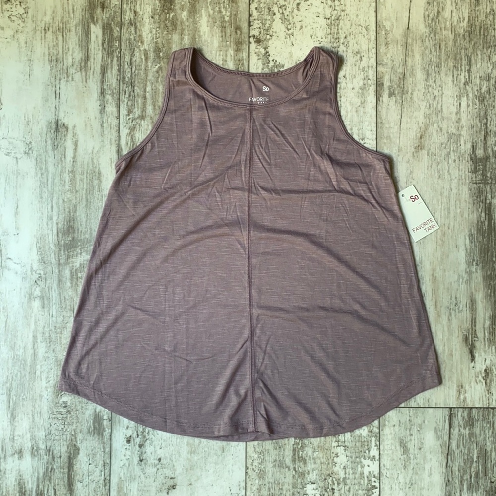 SO Favorite High Neck Tank Top
